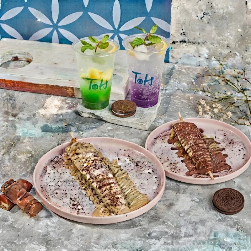 2 وافل ستيك + 2 مشروب